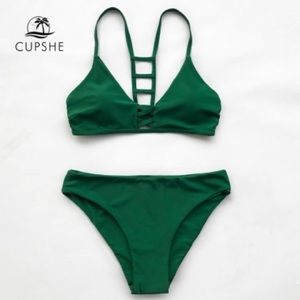 CupShe Green Bikini